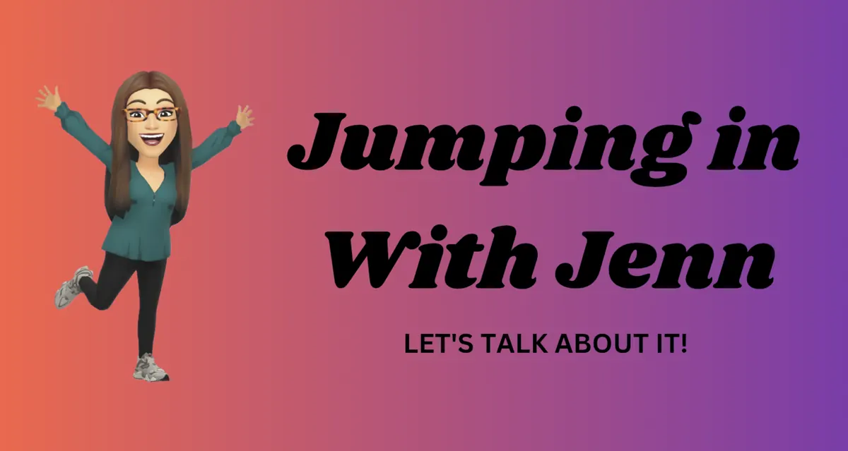 Jumping in with Jenn podcast site preview